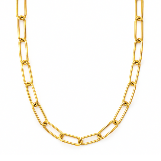 Carla Paper Clip Chain Necklace
