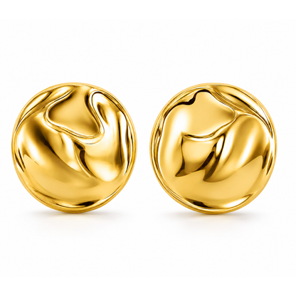Callan Irregular Disc Earring