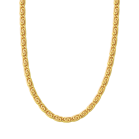 Ornella Snail Chain Choker Necklace