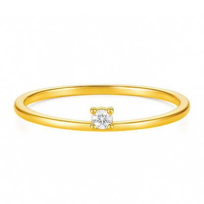 Rae Unilateral Solitaire Ring
