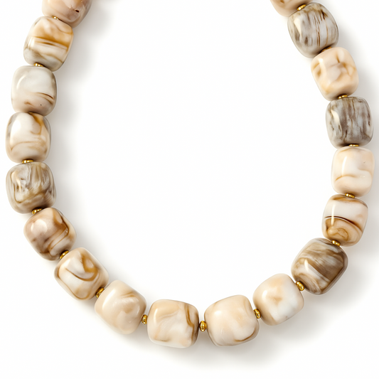 Uma Oversized Beaded Necklace