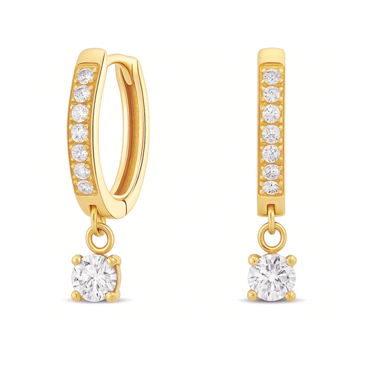 Alessia Huggie Hoop Earring
