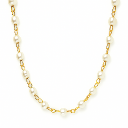 Sheena Dainty Pearl Choker Necklace
