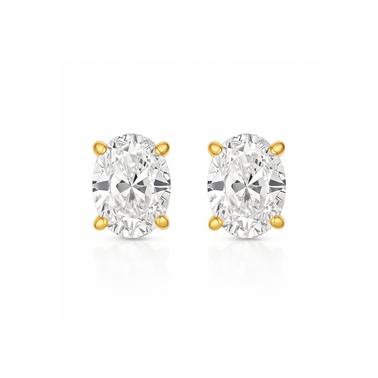 Mylah Oval Stud Earring