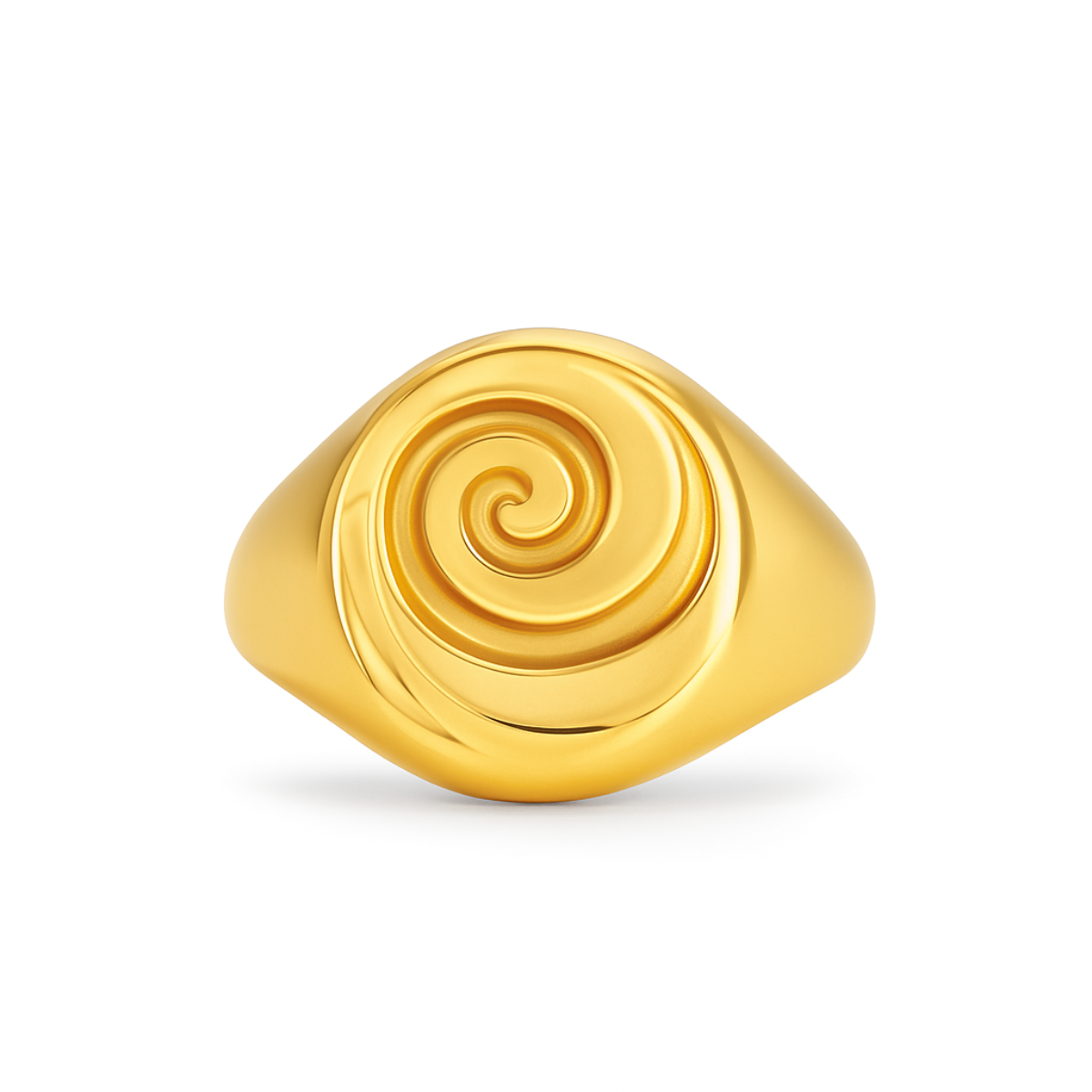 Constanza Swirl Signet Ring