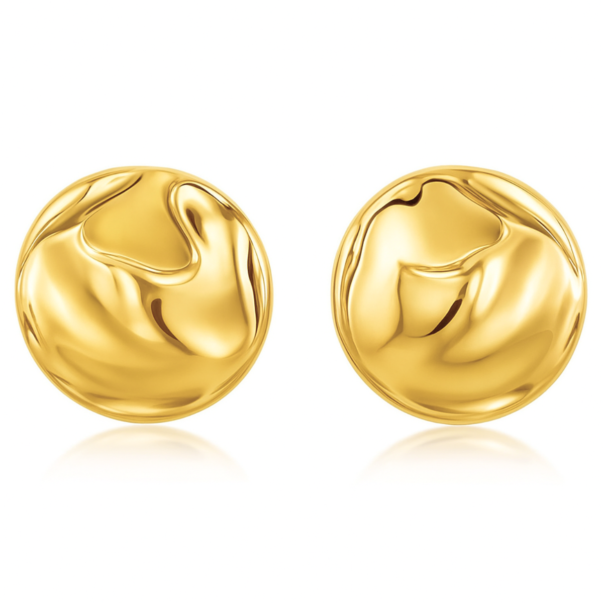 Callan Irregular Disc Earring