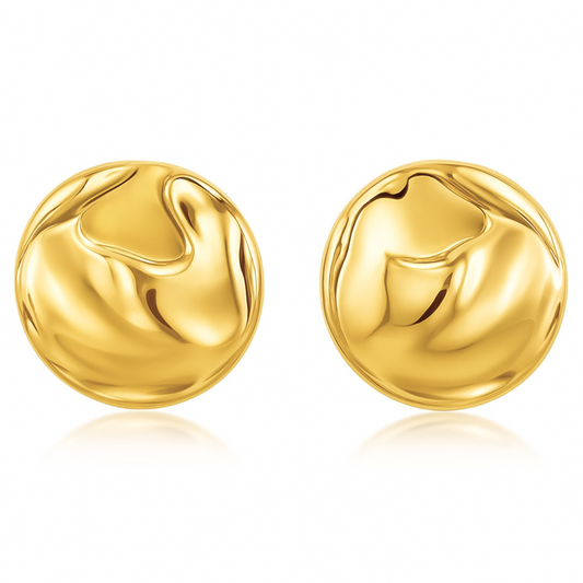 Callan Irregular Disc Earring