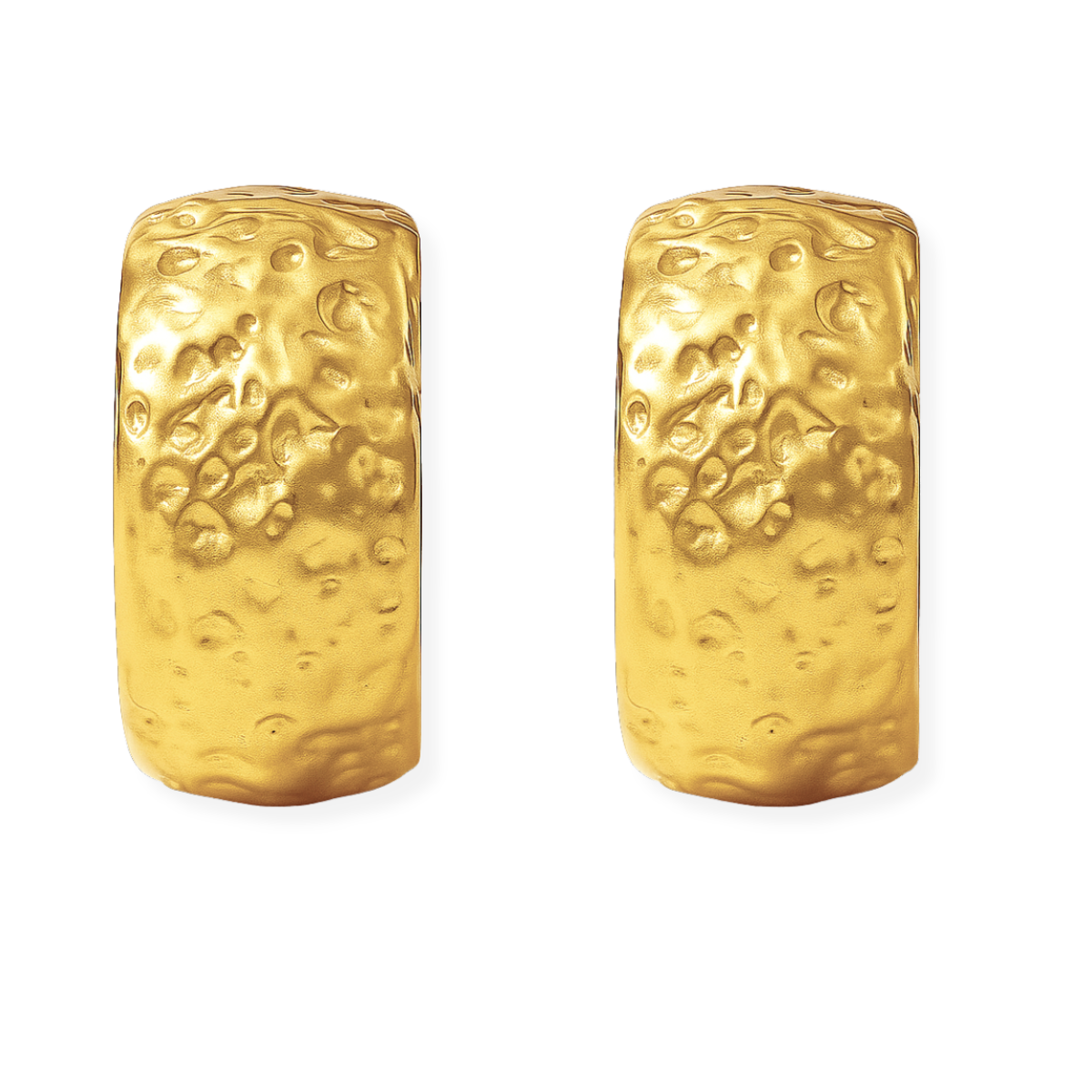 Robbie Hammered Hoop Earring