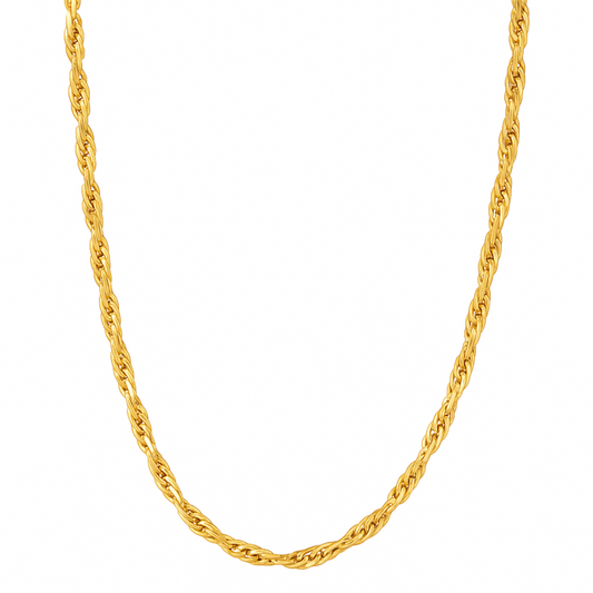 Calla Flat Rope Chain Necklace