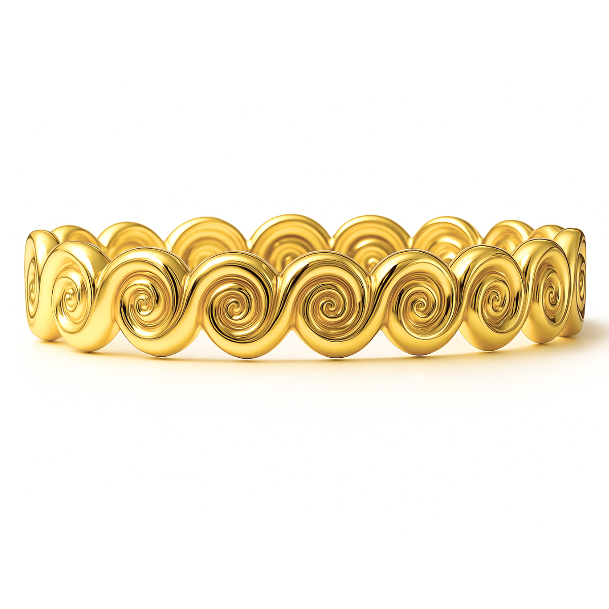 Chrishell Shell Bangle Bracelet