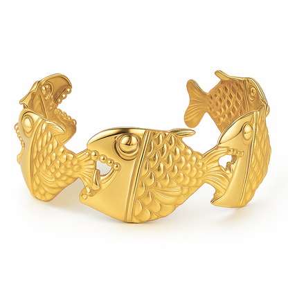Nerissa Fish Cuff Bracelet