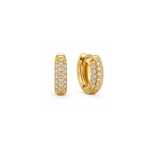 Yolanda Huggie Hoop Earring