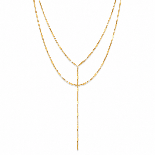 Camilla Dainty Lariat Chain Necklace