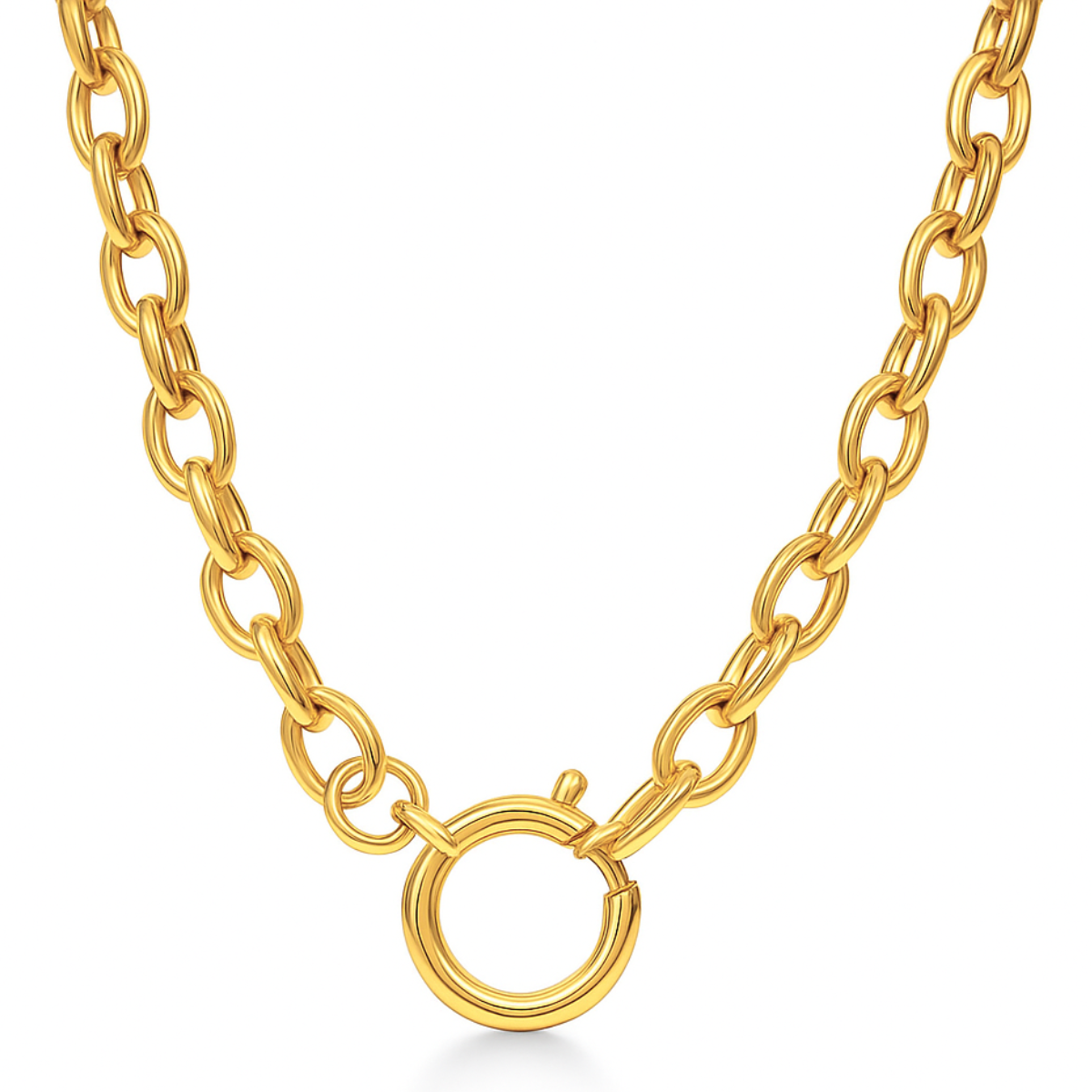 Melody Sailor Clasp Chain Necklace