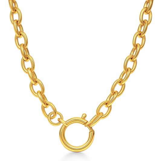 Melody Sailor Clasp Chain Necklace