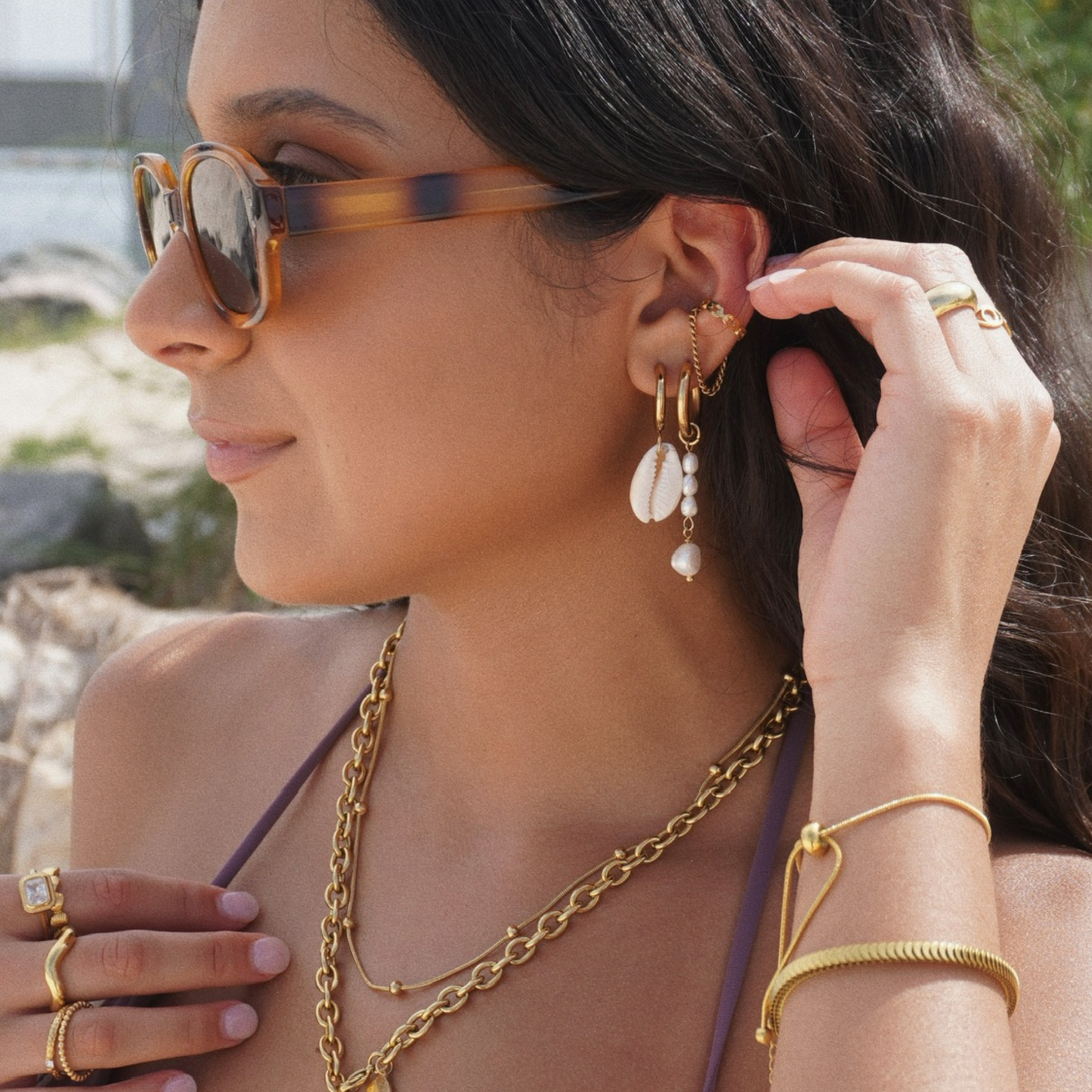 Billy Chain Ear Cuff