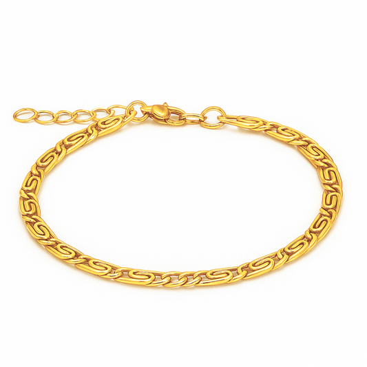 Ornella Snail Chain Bracelet