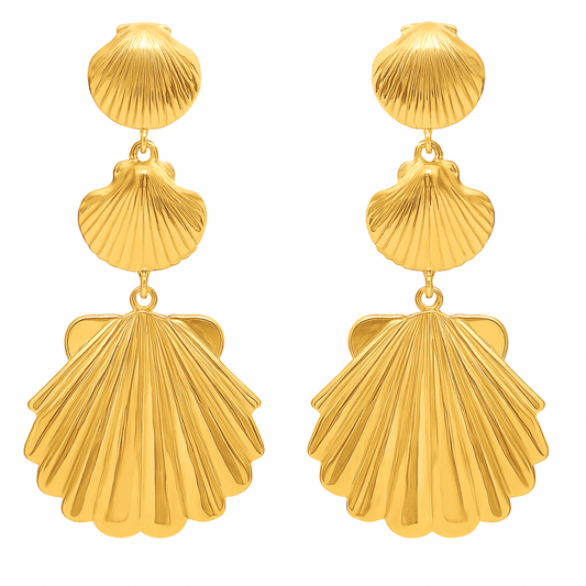 Calista Shell Drop Earring