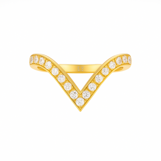 Hadley Dainty Wishbone Ring
