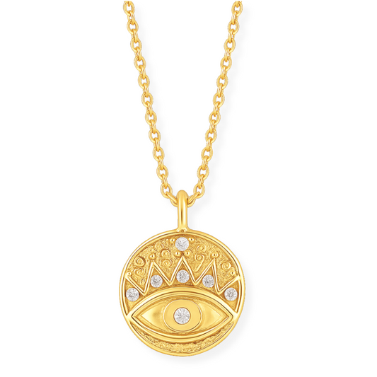 Harlan Evil Eye Pendant Necklace