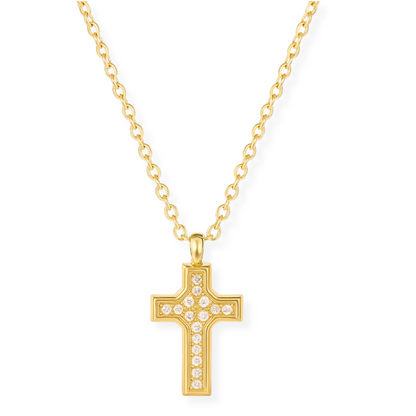 Wyatt Mini Cross Pendant Necklace