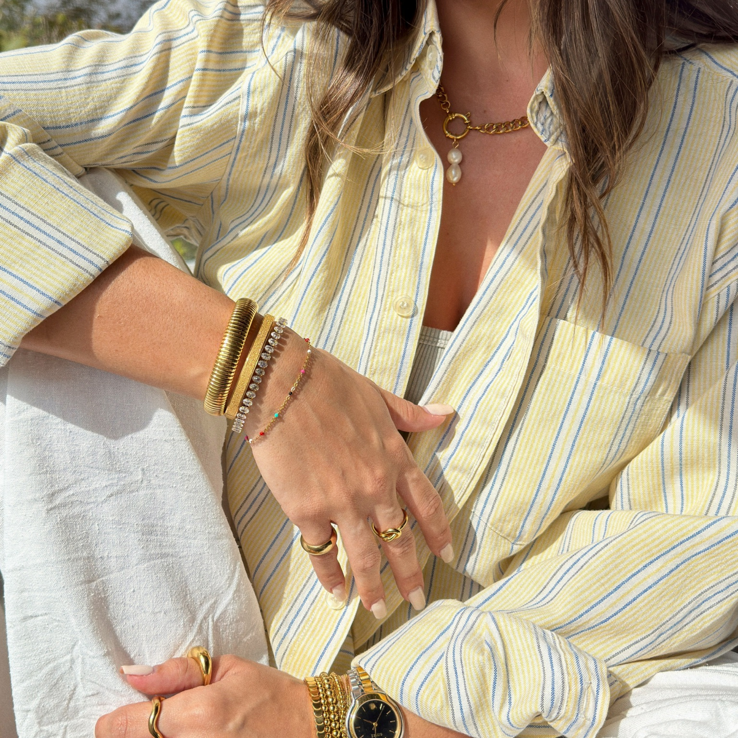 Cassidy Chunky Pearl Necklace