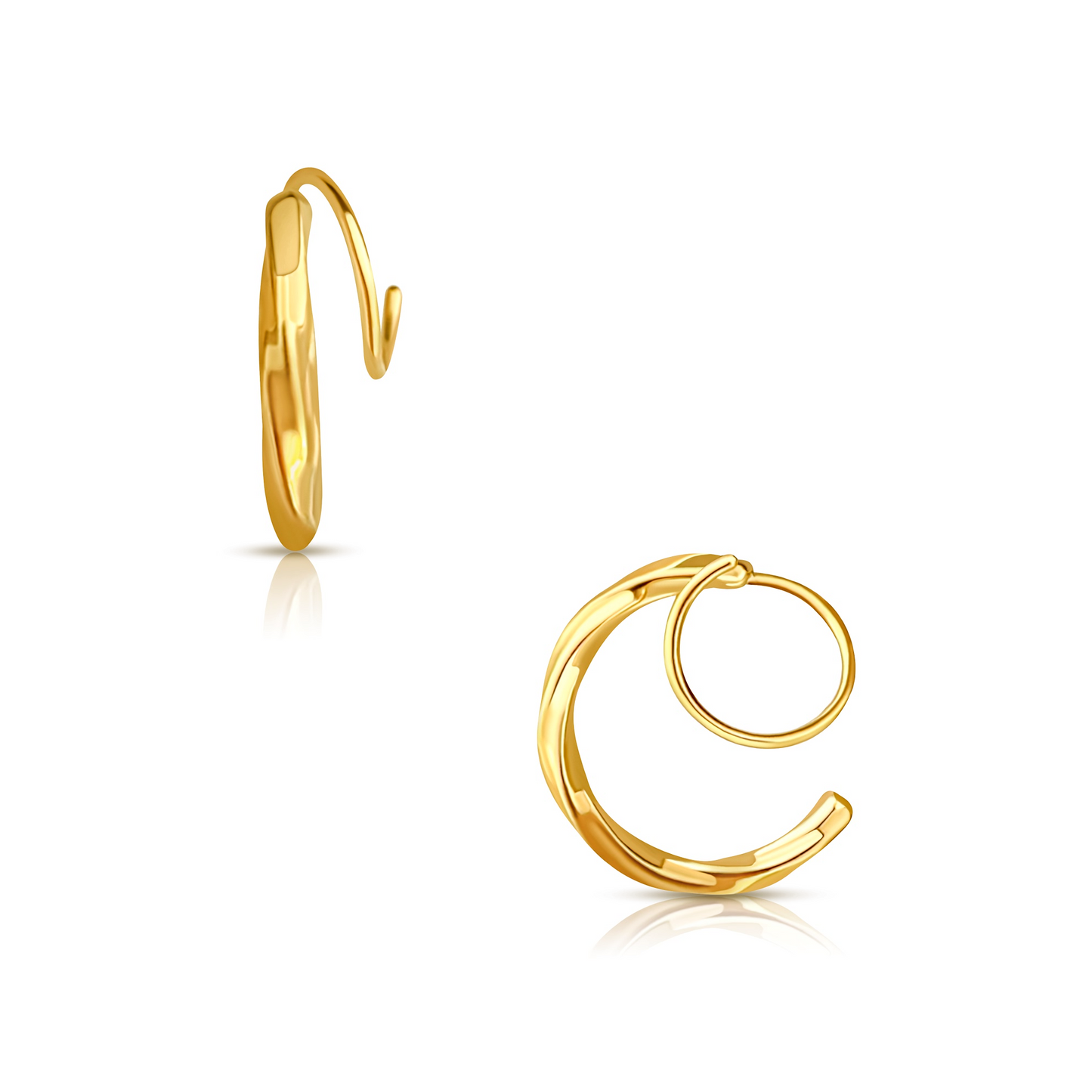 Jana Spiral Twist Earring