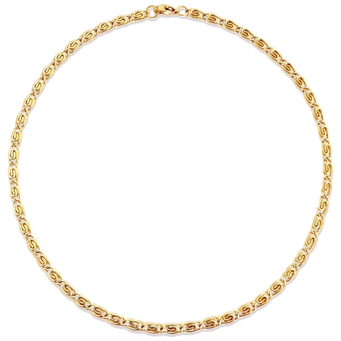 Ornella Snail Chain Choker Necklace