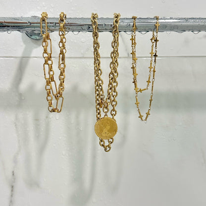 Kennedy Cross Chain Necklace