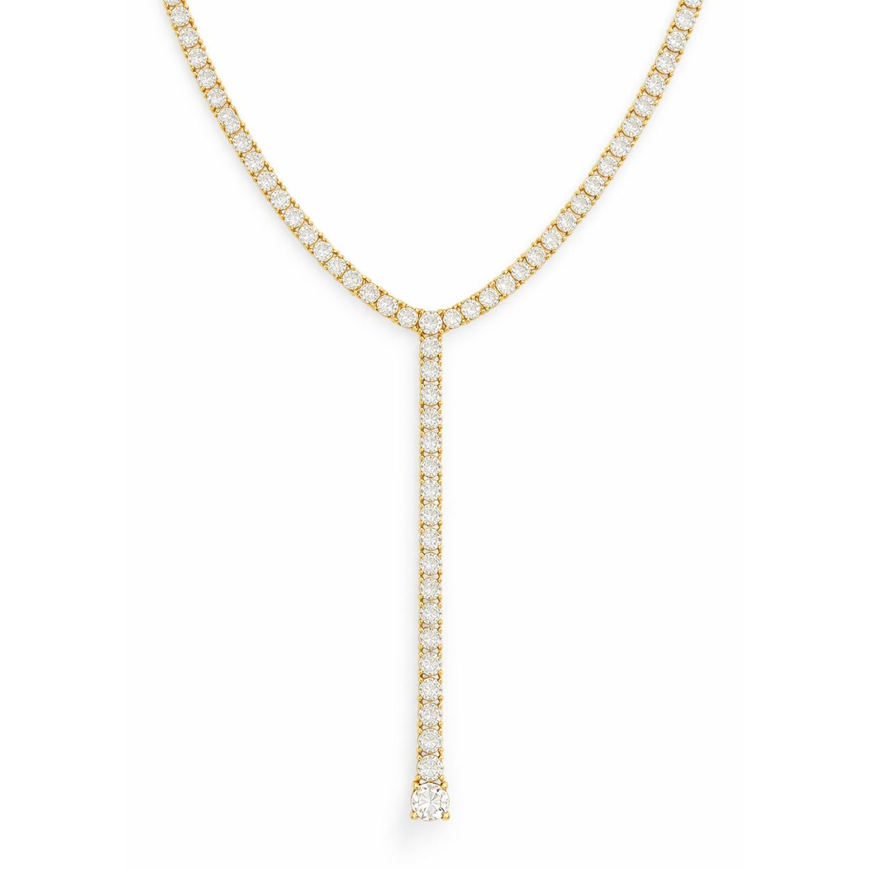 Jahzara Tennis Lariat Necklace